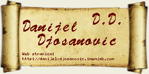 Danijel Đošanović vizit kartica